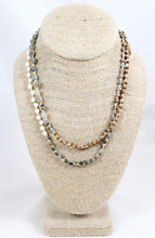 Load image into Gallery viewer, Hand Knotted Convertible Crochet Bracelet or Necklace, Crystals and Stones Mix - WR5-Charlie