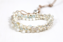 Load image into Gallery viewer, Hand Knotted Convertible Crochet Bracelet or Necklace, Crystals and Stones Mix - WR5-Aloha