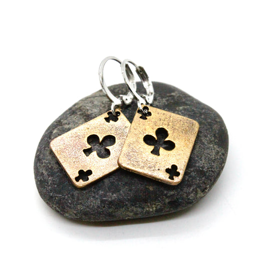 Poker Cards Small Earrings - E9-005