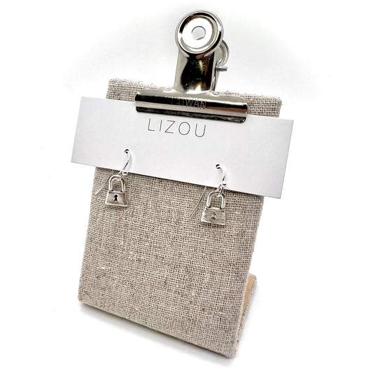 Lock and Key Small Earrings - E9-030