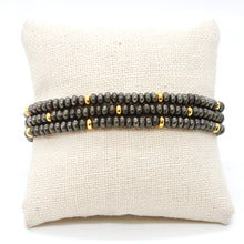 Load image into Gallery viewer, Pyrite + Gold Bracelet Bundle
