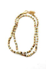 Load image into Gallery viewer, Delicate 24K Gold Plate and Faceted Amazonite Necklace N2-2440 -French Flair Collection-
