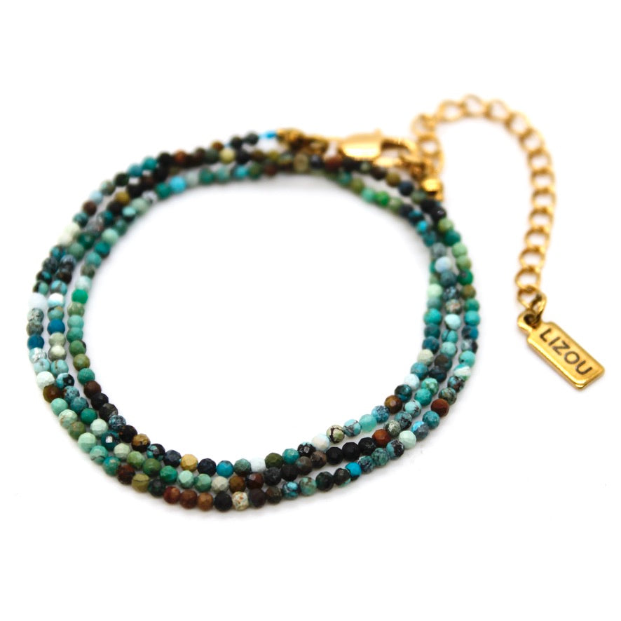 Short Gradient Stone Necklace - N9-200G8