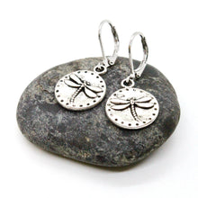 Load image into Gallery viewer, Disc Dragonfly Small Earrings
