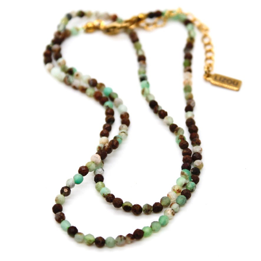 Short Australian Jade Stone Necklace - N9-200AJ