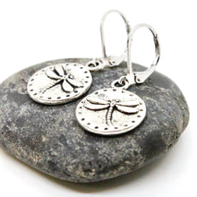 Load image into Gallery viewer, Disc Dragonfly Small Earrings
