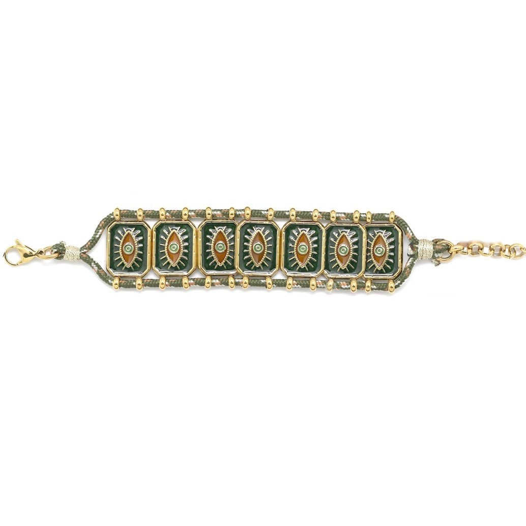 Navy Evil Eye Bracelet - B4-026B
