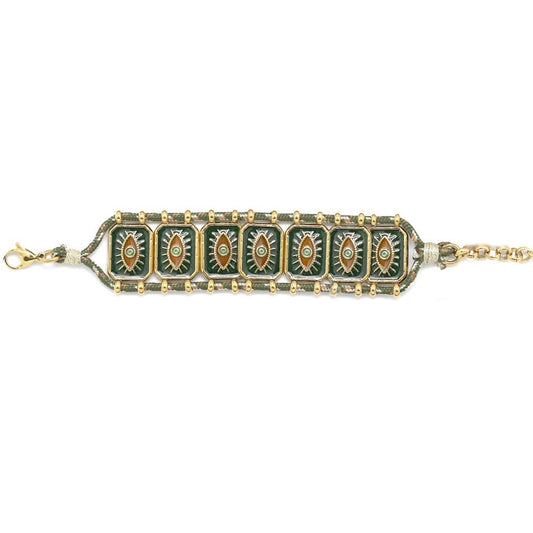 Navy Evil Eye Bracelet - B4-026B