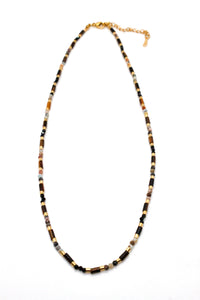 Tiger's Eye Mix Necklace -French Flair Collection-