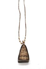 Load image into Gallery viewer, Gold Beaded Buddha Short Necklace -The Buddha Collection-
