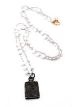 Load image into Gallery viewer, Buddha Necklace 93 - Crochet Necklace Buddha - One of a Kind -
