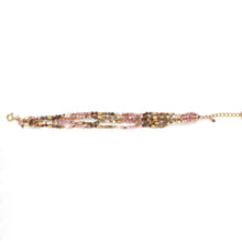 Load image into Gallery viewer, Mixed Semi Precious Stone 5 Strand Bracelet - B4-041F
