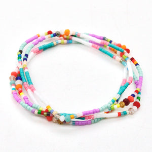 Beautiful and Delicate Seed Bead Bracelet or Necklace N8-021 -Seeds Collection-