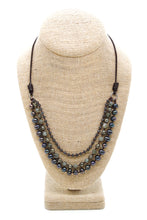 Load image into Gallery viewer, Semi Precious Stone Multi Strand Short Necklace - N4-009
