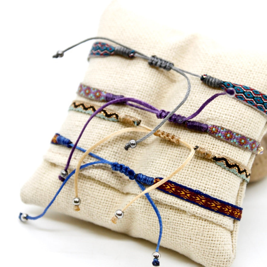 Bundle of Four Mini Bead Bracelets - B8-031