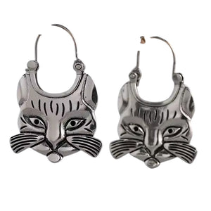 Wild Cat Dangle Earrings - E9-095