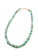 Load image into Gallery viewer, Turquoise Mother of Pearl Necklace -French Flair Collection-
