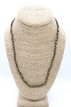 Load image into Gallery viewer, Faceted Pyrite Stretch Short Necklace or Bracelet - NS-PY
