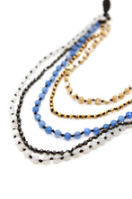 Load image into Gallery viewer, Semi Precious Stone Multi Strand Short Necklace - NLS-Foam
