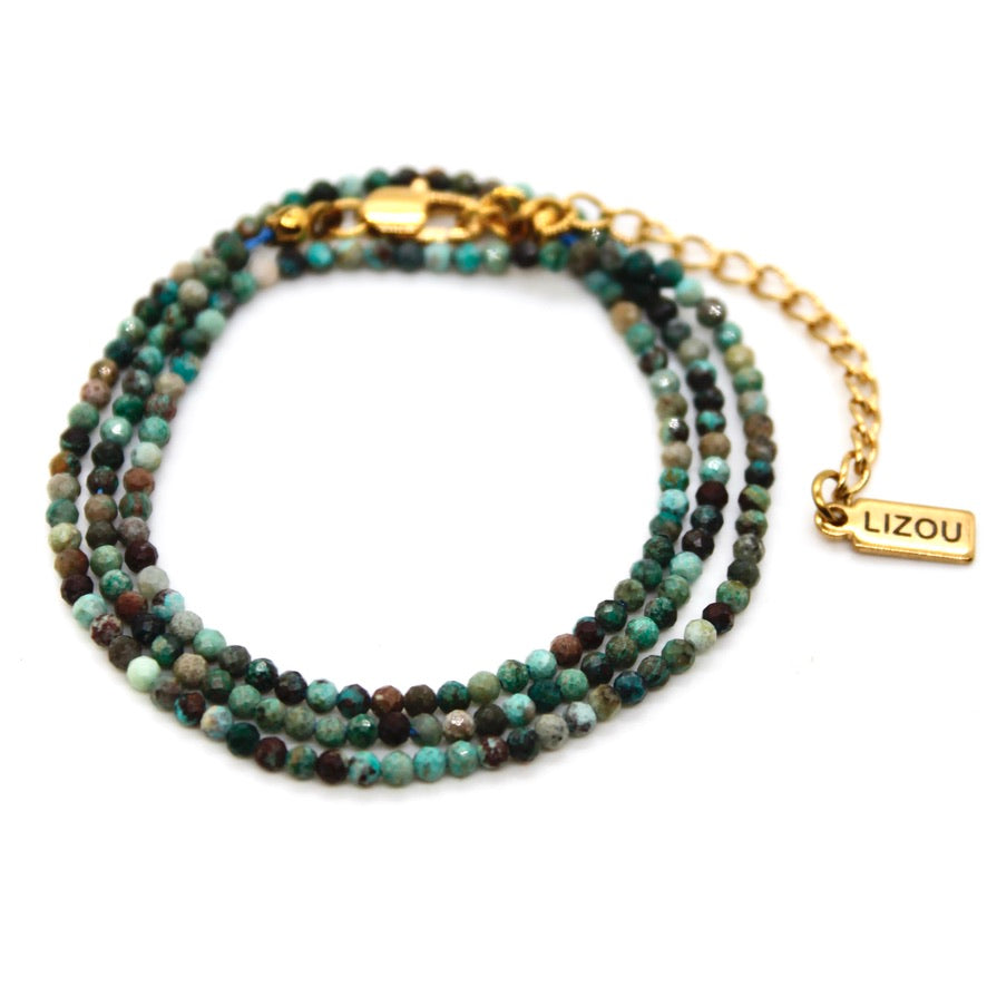 Short Mini Phoenix Turquoise Stone Necklace - N9-200PT
