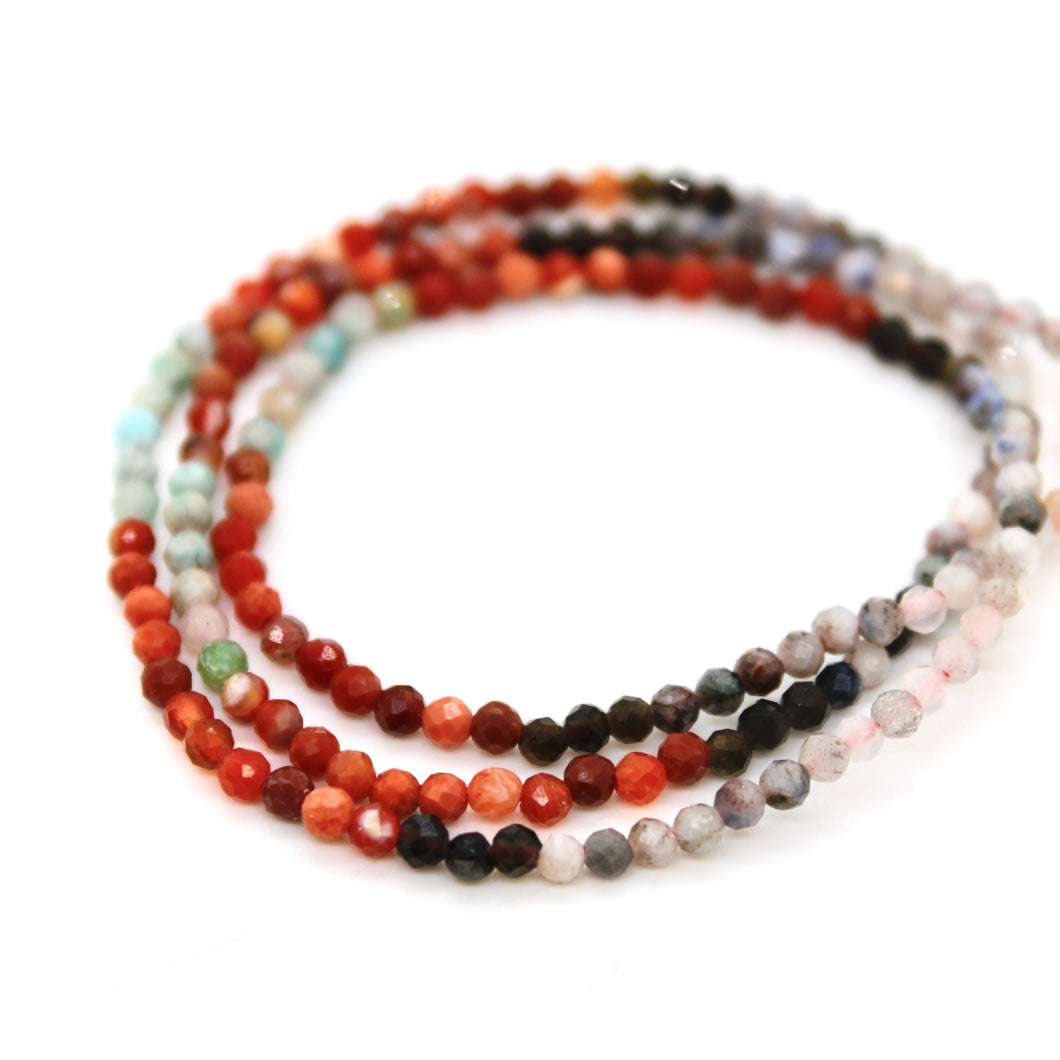 Short Gradient Stone Necklace - N9-200G19