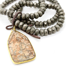 Load image into Gallery viewer, Pyrite Stone Gold Buddha Bracelet -Buddha Collection-
