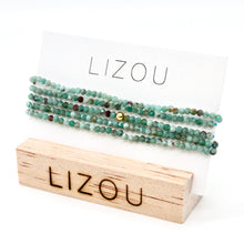 Load image into Gallery viewer, Delicate Faceted Mini Semi Precious Stone Beaded Necklace - N9-107
