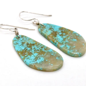 Small Turquoise Navajo American Indian Earrings