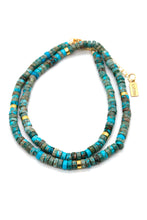 Load image into Gallery viewer, Natural Stone Short Necklace with Gold -Stone Collection-
