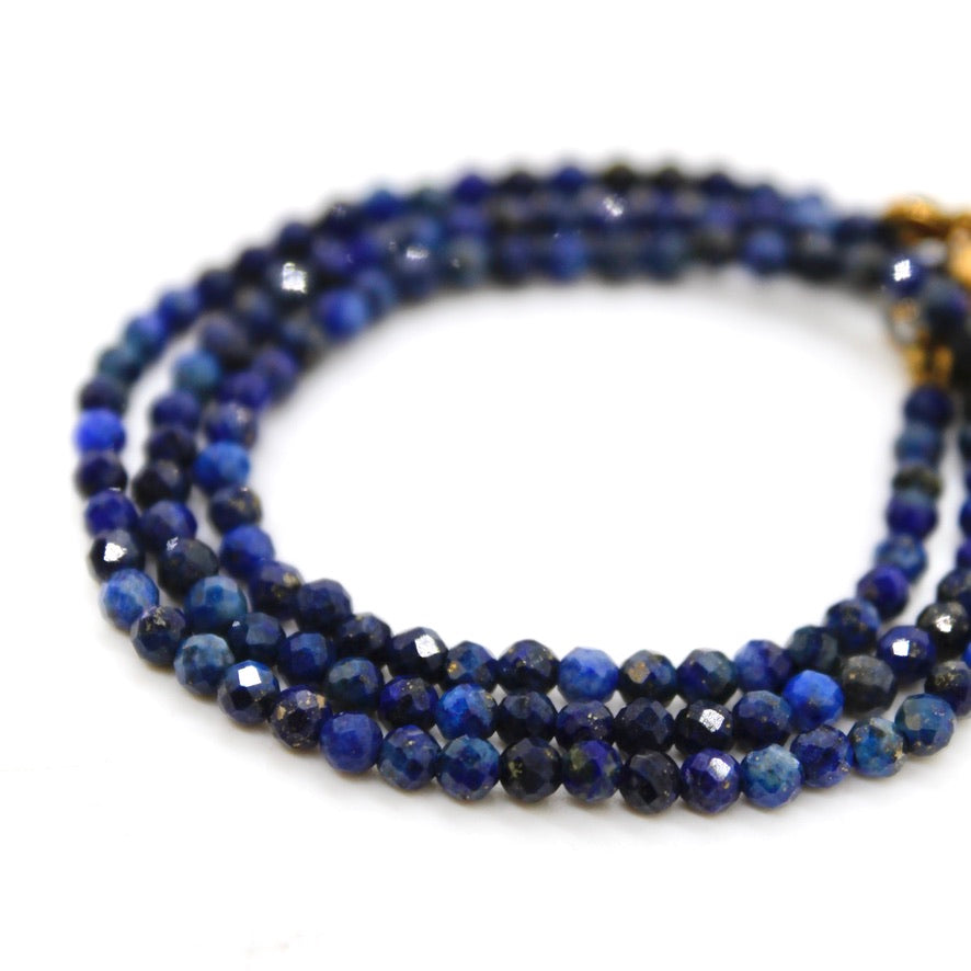 Short Lapis Lazuli Stone Necklace - N9-200LL