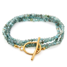 Load image into Gallery viewer, Luxury Faceted Long Apatite Necklace or Bracelet - N9-305
