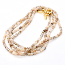 Load image into Gallery viewer, Delicate Faceted Mini Semi Precious Stone Beaded Necklace - N9-102

