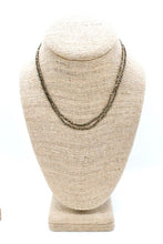 Load image into Gallery viewer, Delicate Faceted Mini Semi Precious Stone Pyrite Beaded Necklace - N9-114
