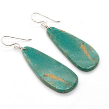 Load image into Gallery viewer, Turquoise Stone Navajo American Indian Earrings
