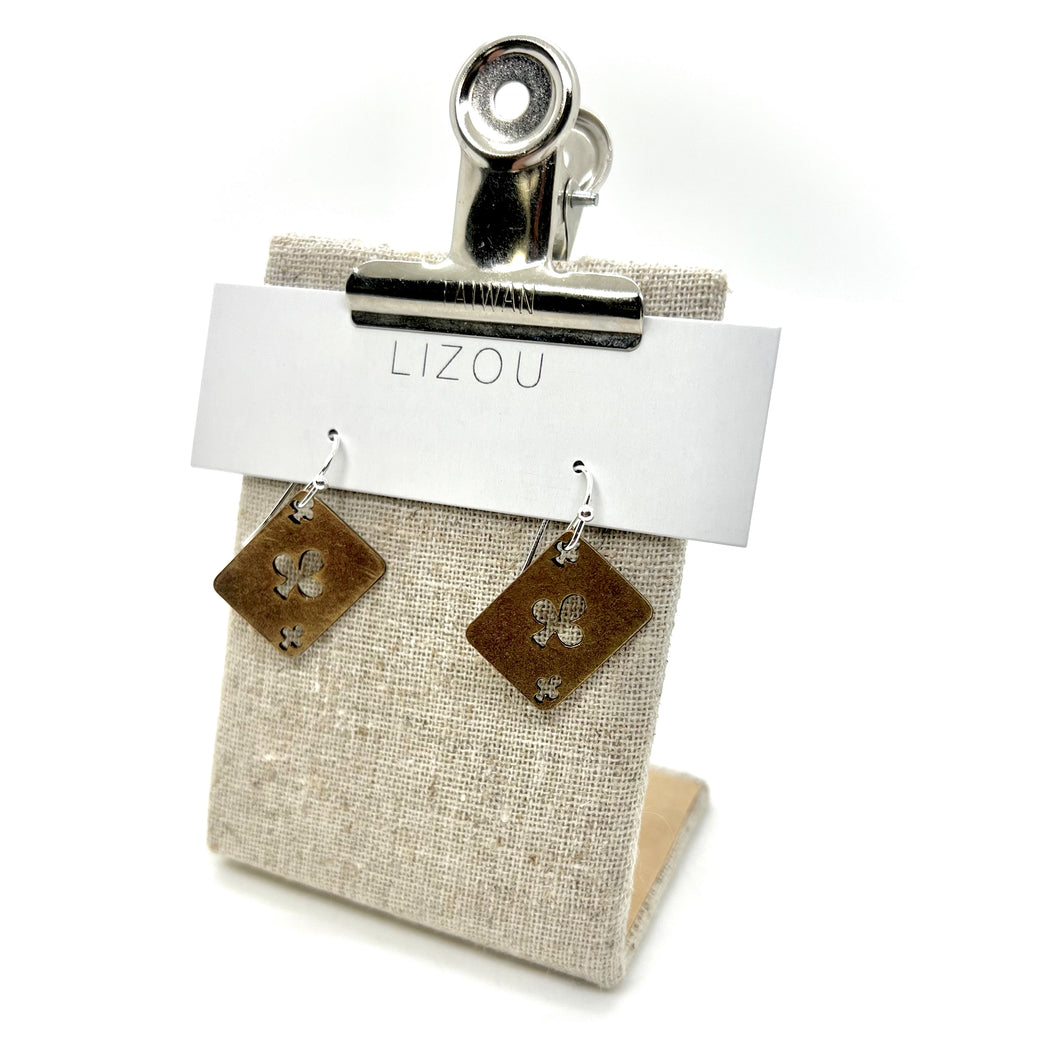 Poker Cards Small Earrings - E9-067