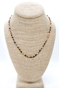 Tiger's Eye Mix Necklace -French Flair Collection-