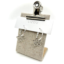 Load image into Gallery viewer, Small Daisy on Hoop Small Earrings - E9-061

