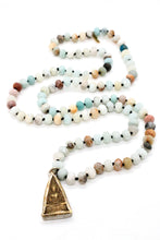 Load image into Gallery viewer, Delicate Buddha Amazonite Necklace -Buddha Collection-

