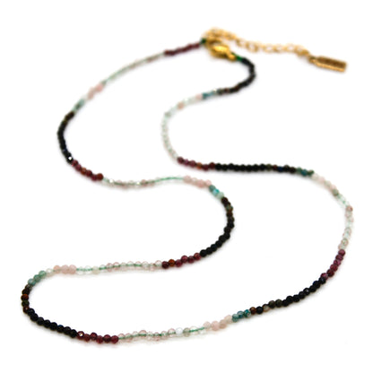 Short Gradient Stone Necklace - N9-200G14