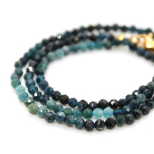 Load image into Gallery viewer, Short Gradient Tourmaline Simple Stone Necklace - N9-200GT
