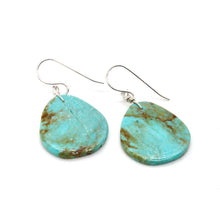 Load image into Gallery viewer, Small Turquoise Navajo American Indian Earrings
