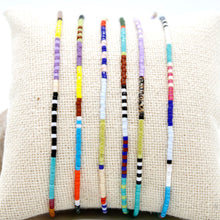 Load image into Gallery viewer, Bundle of Six Colorful Seed Bead Bracelets - B8-036

