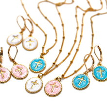 Load image into Gallery viewer, Mini Enamel Cross Earrings - E9-115
