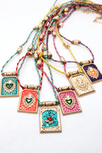 Load image into Gallery viewer, Summer Enamel Cord Necklace - N3-155
