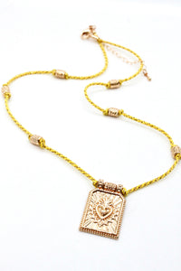 Summer Enamel Cord Necklace - N3-155