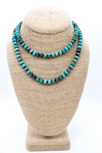 Load image into Gallery viewer, Hand-Knotted Long Faceted Jasper Beaded Necklace
