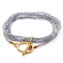 Load image into Gallery viewer, Luxury Faceted Long Labradorite Necklace or Bracelet - N9-306
