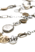 Load image into Gallery viewer, Two Tone Very Long Chain Necklace - N3-045
