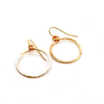 Delicate Small Gold Hoop Earrings - E1-002