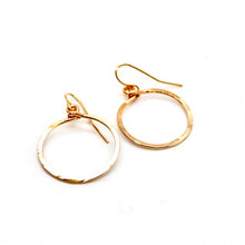 Load image into Gallery viewer, Delicate Small Gold Hoop Earrings - E1-002

